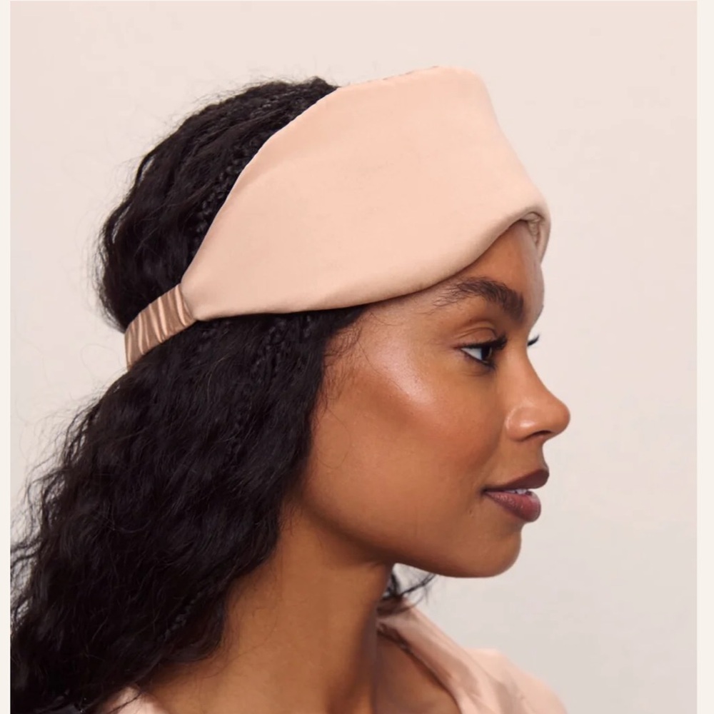 Eberjey Silk Sleep Mask in Blush
